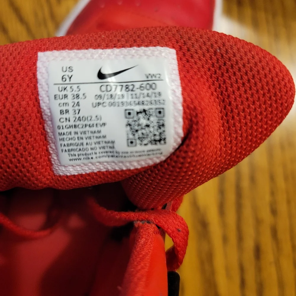 Nike Court Borough Mid 2 Red White Black Shoes Sneakers